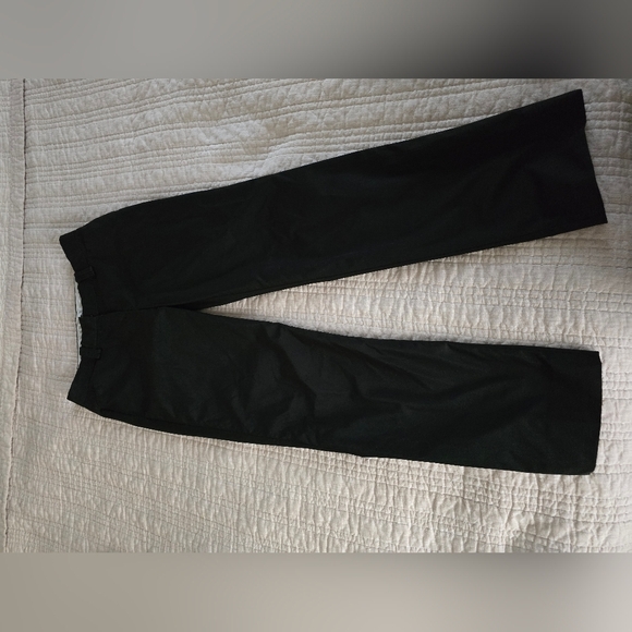 Sandro Studio Black Wide-Leg Pants - Picture 1 of 5